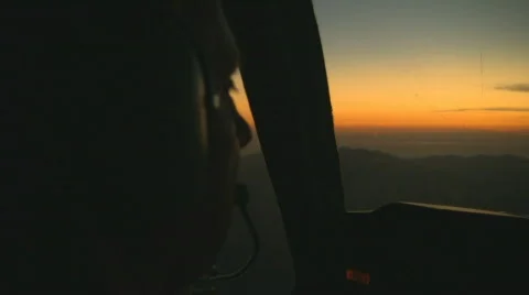 MORE PILOT OTS LEFT-EYE Stock Footage 285746