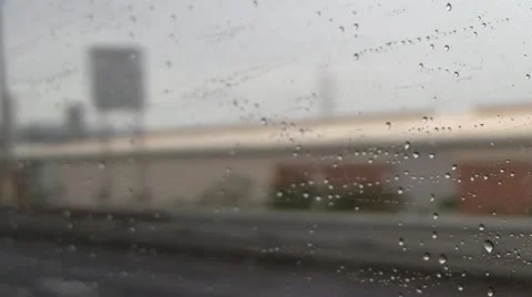 More Rain on Window Video stock 11237522