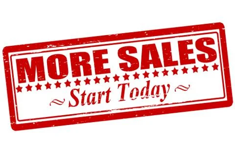 More sales Stock Illustration