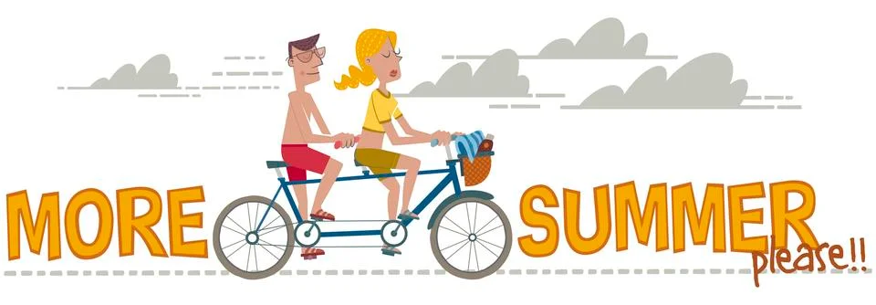 More summer please Stock Illustration