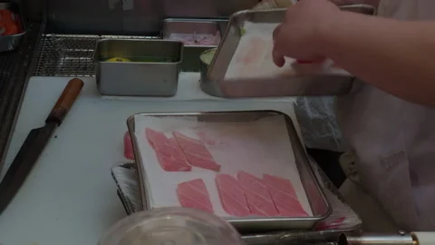 More Sushi Preparation Stock Footage 316072168