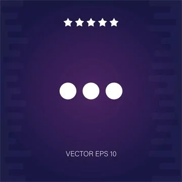 More vector icon Stock Illustration