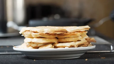 MORE WAFFLES!!! Stock Footage 89684665