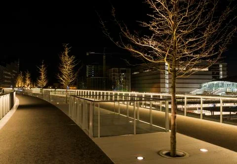 Moreelsebrug at Night Utrecht Stock Photos