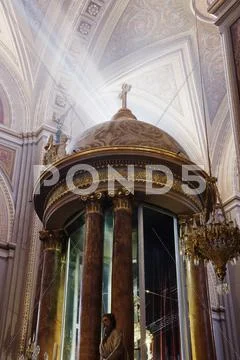 Morelia Cathedral, Morelia, Michoacan, Mexico Stock Photos