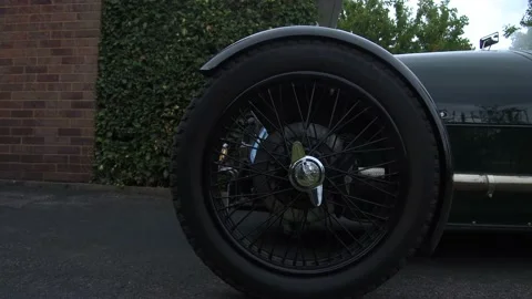 Morgan Three Wheeler car Stock Footage 168488512