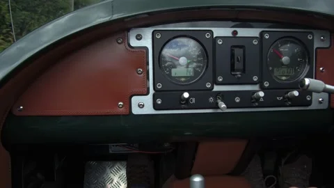 Morgan Three Wheeler car Stock Footage 168488535