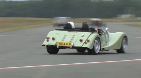 Morgan on track Stock Footage 52296505