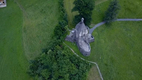 Morgarten Monument Stock Footage 90877836