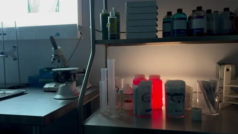 Morgue, dark cinamatic pan Stock Footage 229747197