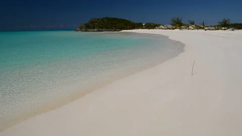 Moriah Cay beach, Exuma Stock Footage 133799620