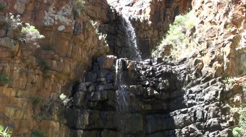 Morialta Waterfalls Stock Footage 970332