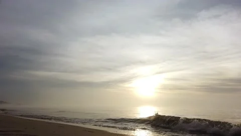 Moring Beach Stock Footage 193883813