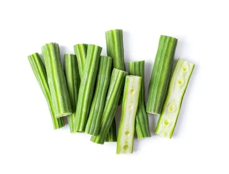 Moringa isolate on white background . top view Stock Photos