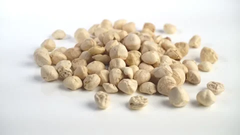 Moringa Seeds on white background isolated Stock Footage 285602261