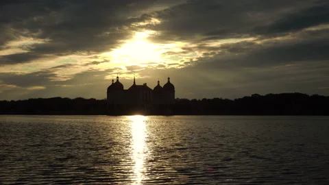 Moritzburg Castle in Saxony, Germany Vidéo 159644341