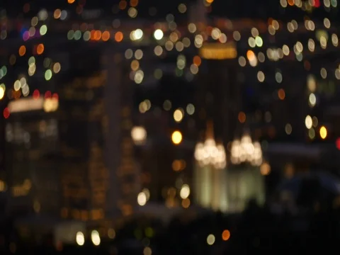 Mormon temple bokeh Vídeos de archivo 83603692