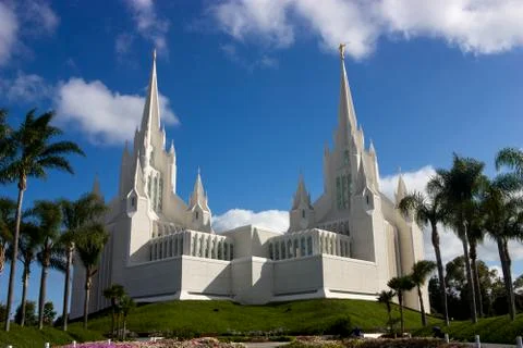 Mormon temple Stock Photos