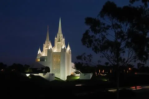 Mormon Temple Stock Photos