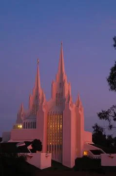 Mormon Temple Stock Photos