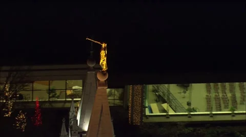 Mormon Temple Utah Stock Footage 40671931