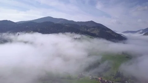 Morning above clouds Stock Footage 85318060
