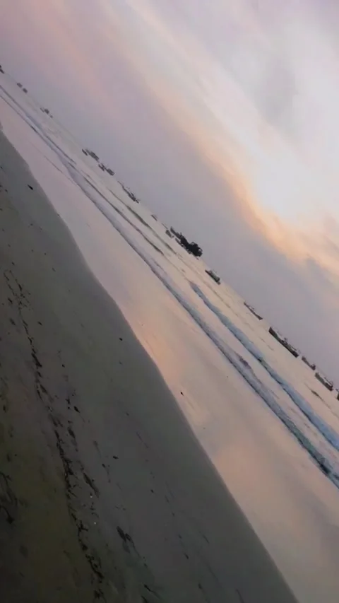 Morning Beach Stock Footage 171539814