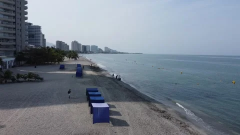 A morning at the beach 库存影片 243227041