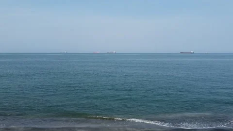 A morning at the beach 库存影片 243227332