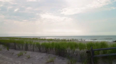 Morning Beach View Stock Footage 68944113