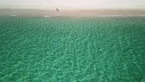 Morning beach walk Stock Footage 151076853