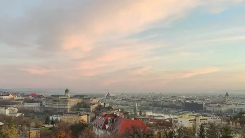 Morning Budapest Stock Footage 120325896
