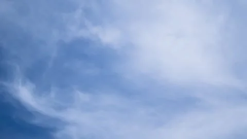 Morning Clouds Blue Sky Rainy Season Timelapse Stock Footage 336956646