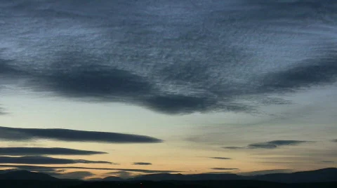 Morning Clouds CR Stock Footage 506936