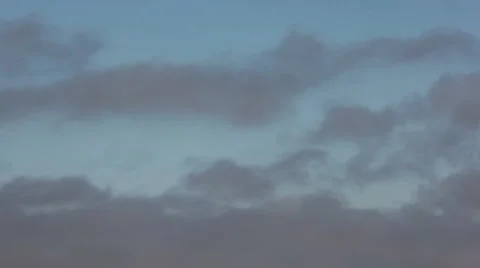 Morning Clouds Stock Footage 54760485