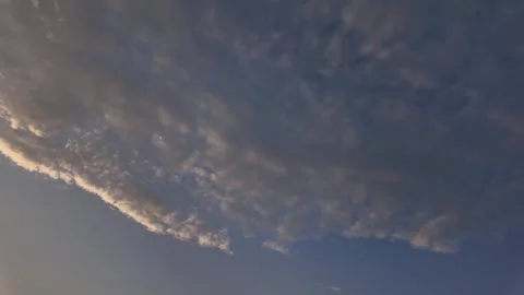 Morning clouds timelapse over the sky Stock Footage 313157350