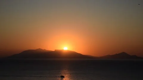 Morning at the coast of Kos Stock Footage 265658079