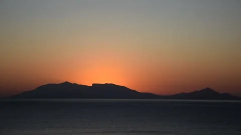 Morning at the coast of Kos Stock Footage 265658080