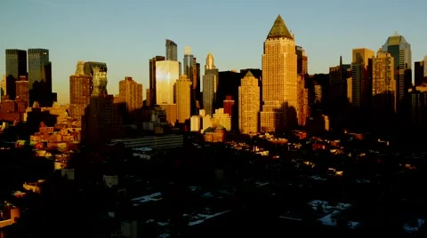 Morning to evening time lapse of city and skyline scenery Stock Footage