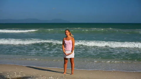 Morning exercises Stock Footage 770163