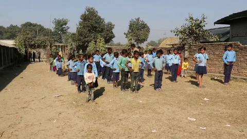 Morning Exercises at School Видео 73405838