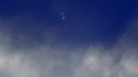 Morning Flight Through The Clouds Loopable HD Stock Footage 582760