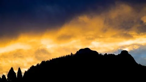 Morning Glory Mountains Foto stock