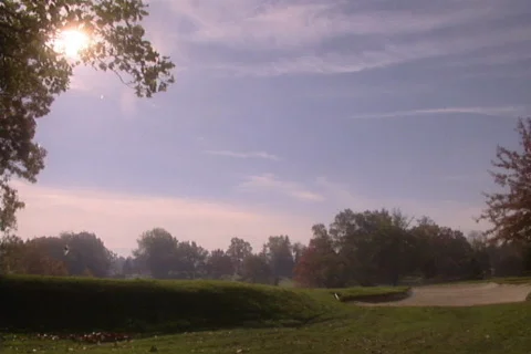 Morning Golf Course 206 Stock Footage