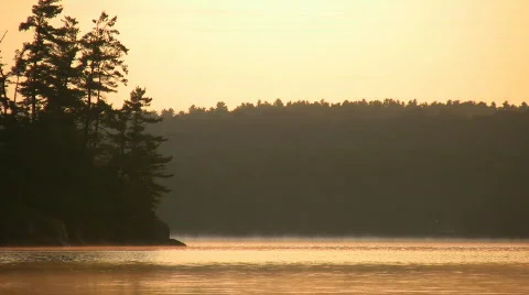 Morning islands. Stock Footage