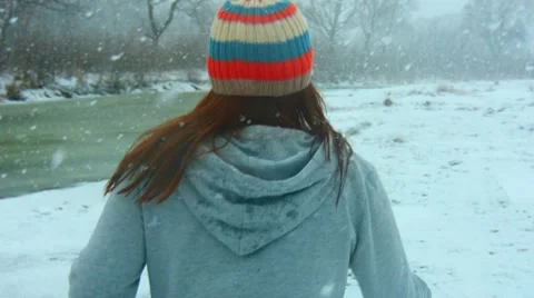 Morning jogging to the river Stock Footage 59591873