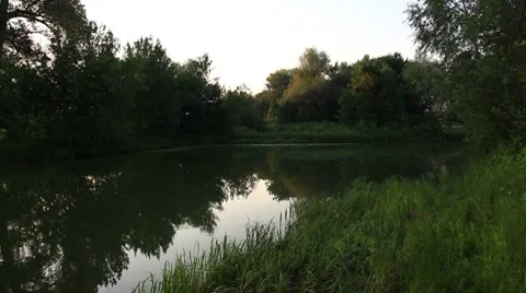 Morning on the Lake Stock Footage