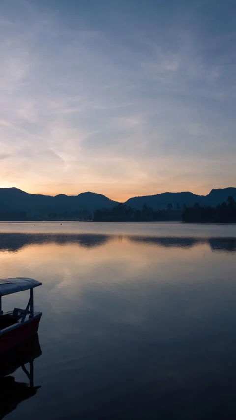 Morning Lake Timelapse Stock Footage 280128512