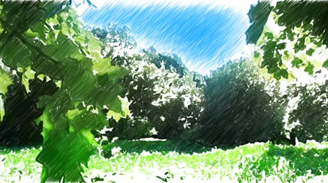 Morning landscape Stock Footage 67217371