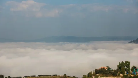 Morning mist Stock Footage 86368534
